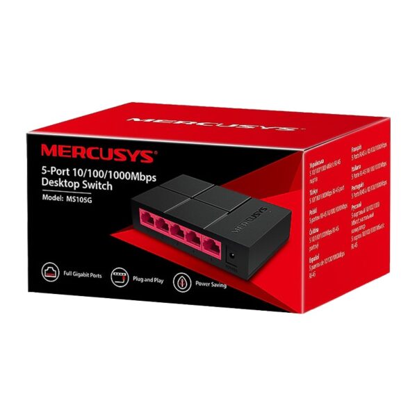 سوییچ 5 پورت مرکوسیس مدل MS105G