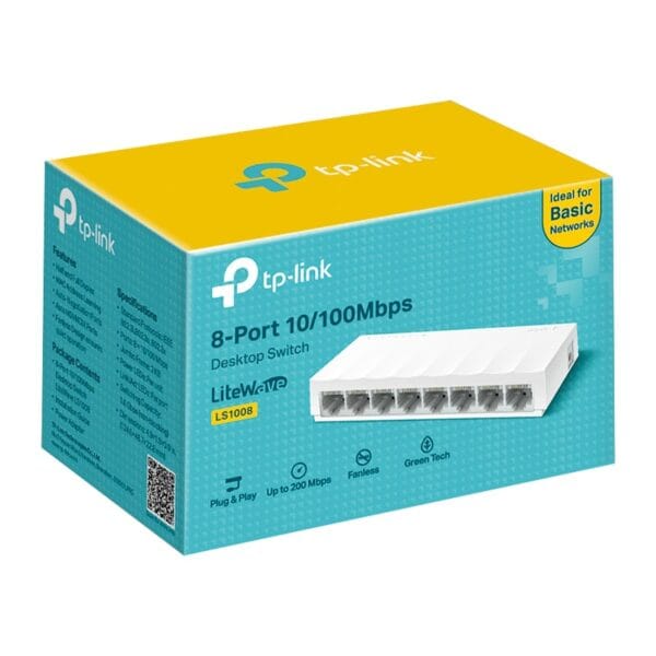 سوییچ 8 پورت تی پی-لینک مدل LS1008