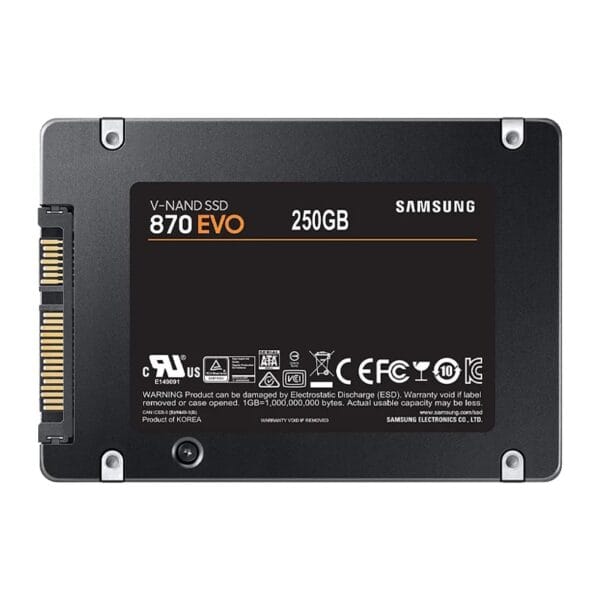اس اس دی سامسونگ مدل 870 EVO ظرفیت 250 گیگابایت