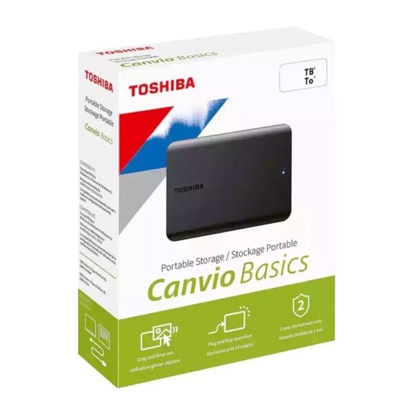 هارد اکسترنال توشیبا مدل Canvio Basics ظرفیت 1 ترابایت