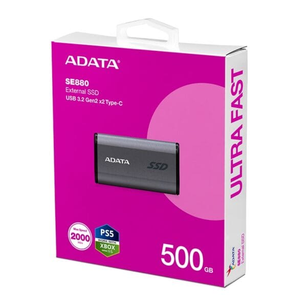 اس اس دی اکسترنال ای دیتا مدل Elite SE880 ظرفیت 500 گیگابایت
