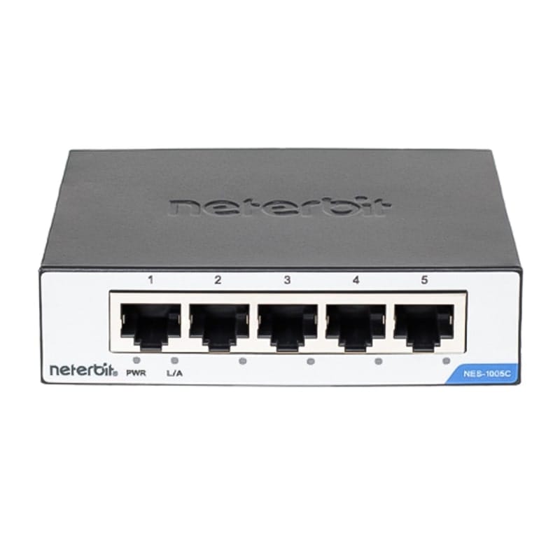 سوییچ 5 پورت غیر مدیریتی نتربیت مدل NES - 1005C