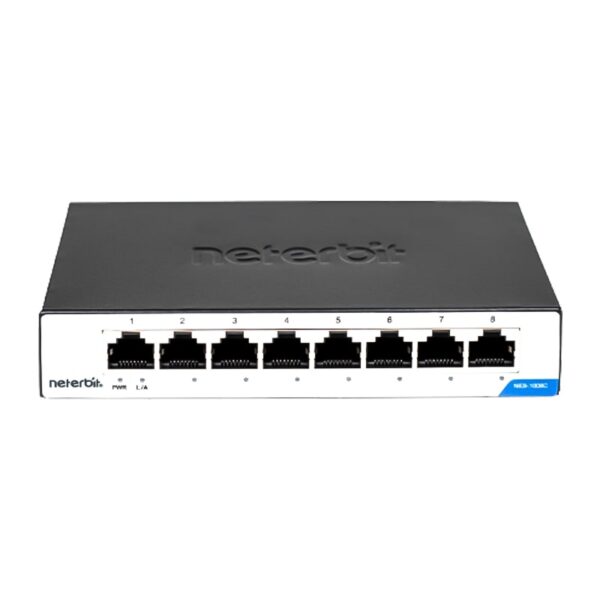 سوییچ 8 پورت غیر مدیریتی نتربیت مدل NES - 1008C