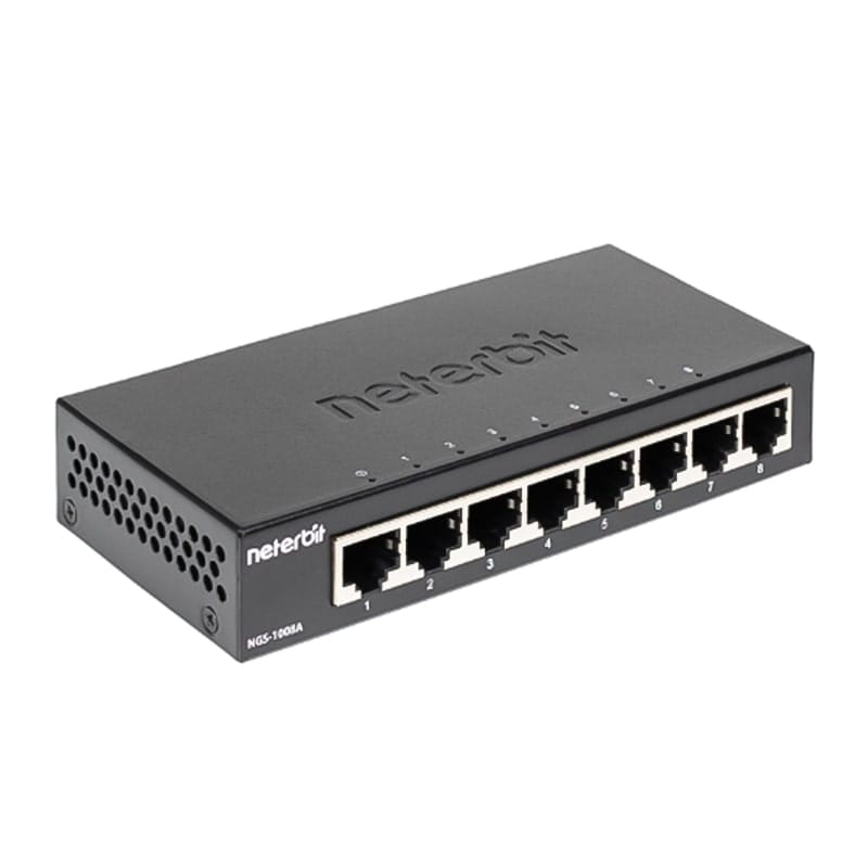 سوییچ 8 پورت غیر مدیریتی نتربیت مدل NGS - 1008A