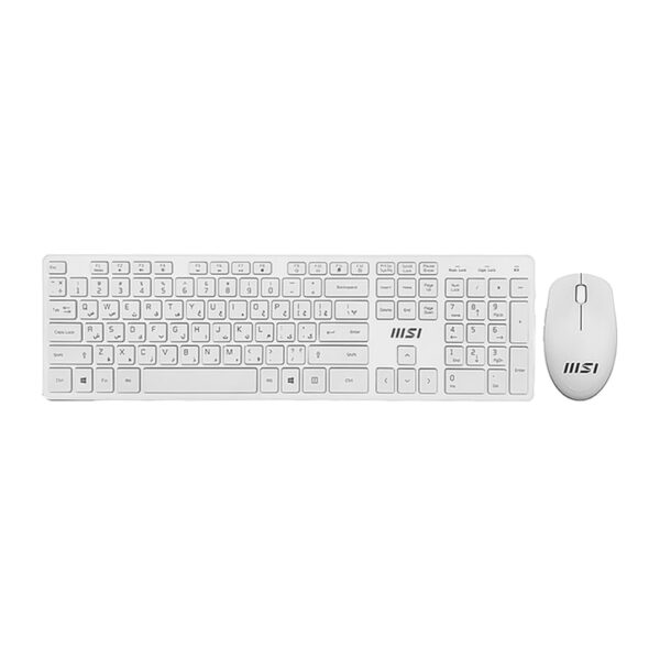 کیبورد و ماوس بی سیم ام اس آی مدل RF-1430w- FS + ma004
