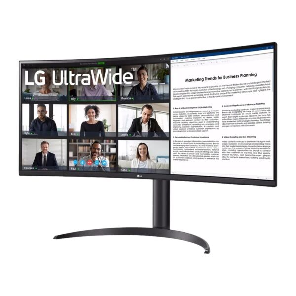 مانیتور خمیده ال جی 34 اینچی مدل UltraWide 34WR55QC