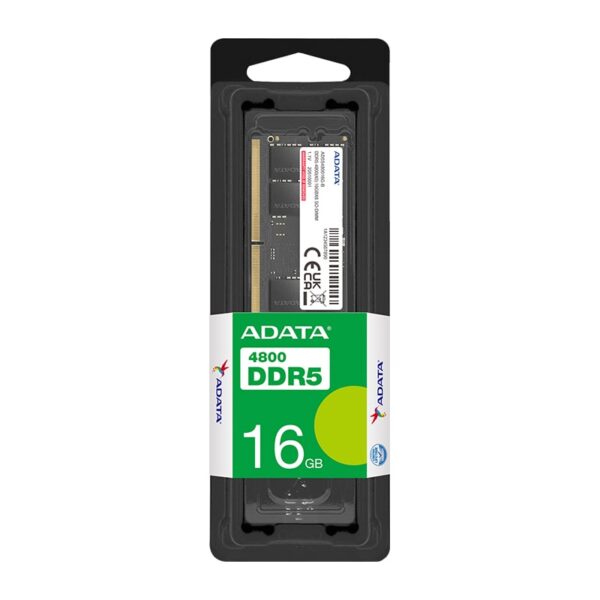 رم لپ تاپ ای دیتا مدل DDR5 4800MHz SO-DIMM ظرفیت 16 گیگابایت